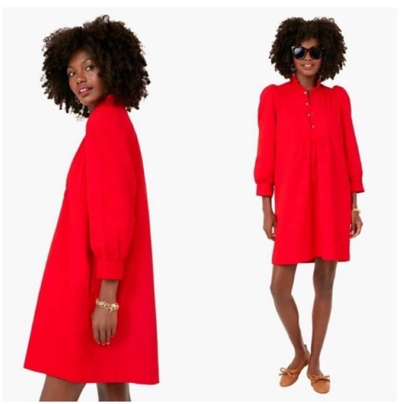 Pomander Place Tuckernuck Red Claiborne Mini Dress - Picture 1 of 10